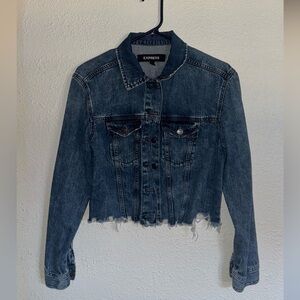 Express Dark Blue Denim Jacket